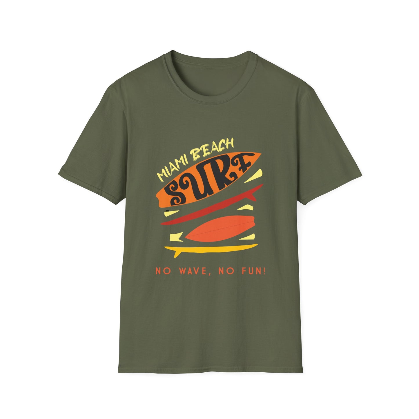 No Waves No Fun T-Shirt
