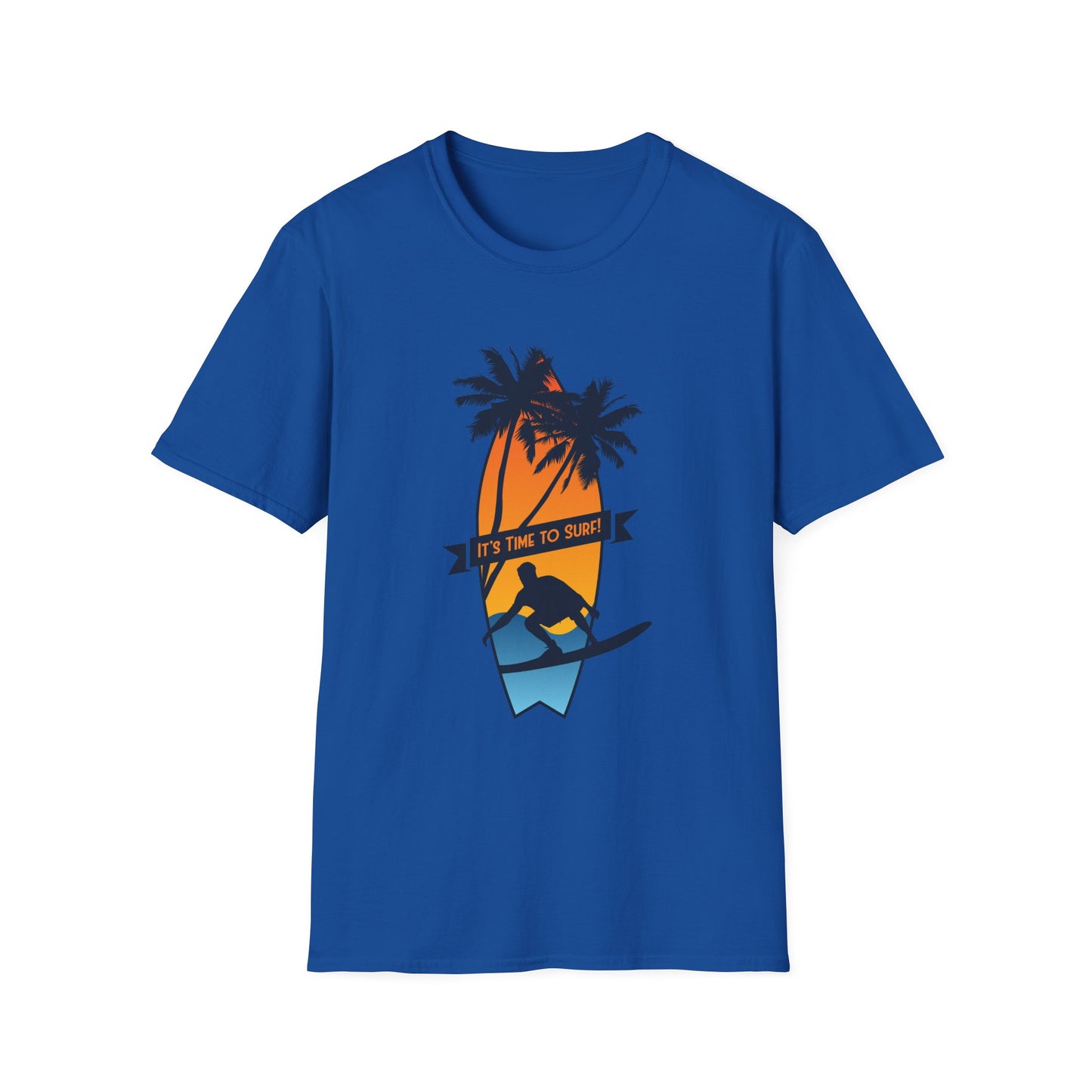 Surfer Softstyle T-Shirt - It's Time to Surf