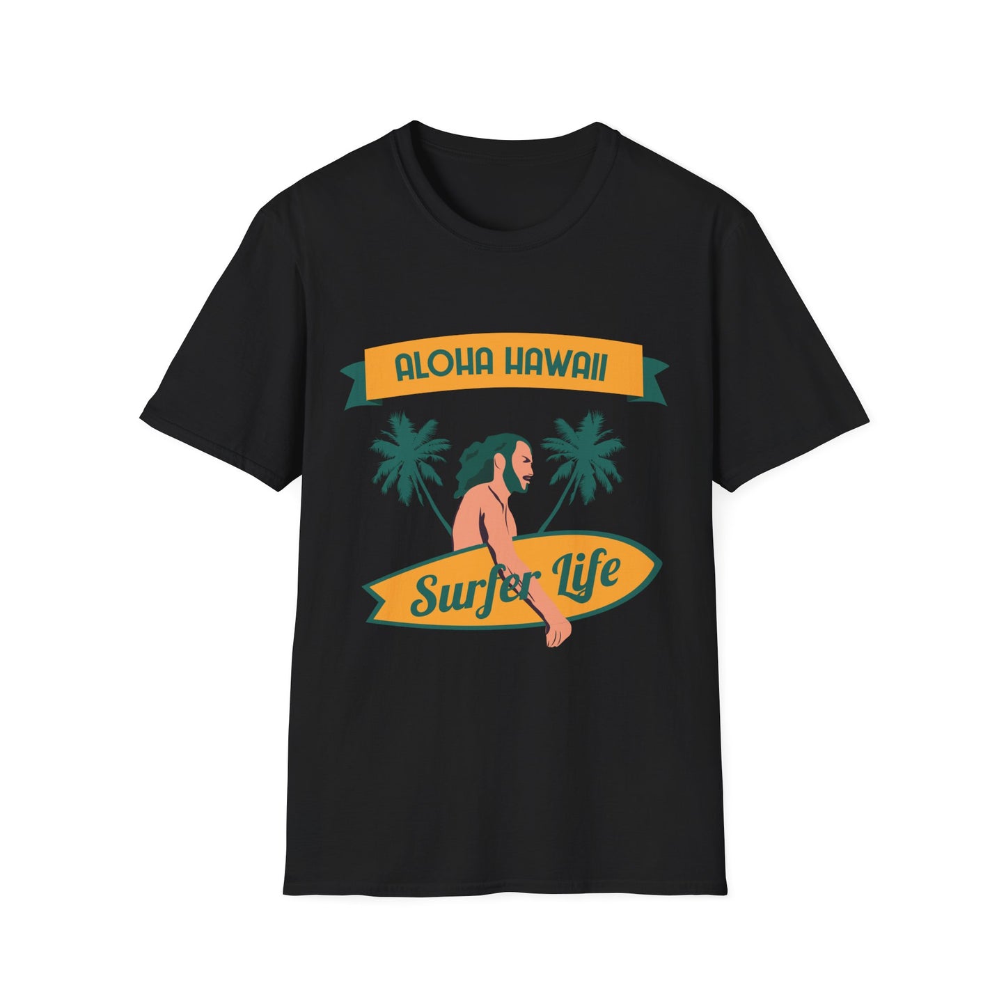 Surfer T-Shirt - Aloha Hawaii Surfer Life Design