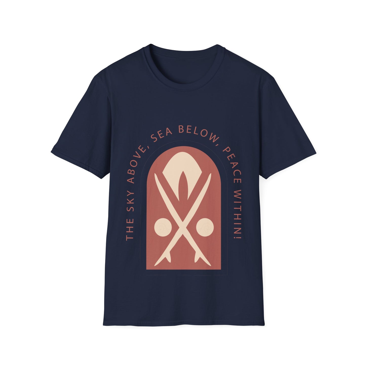 Sky Above Sea Below Peace Within T-Shirt