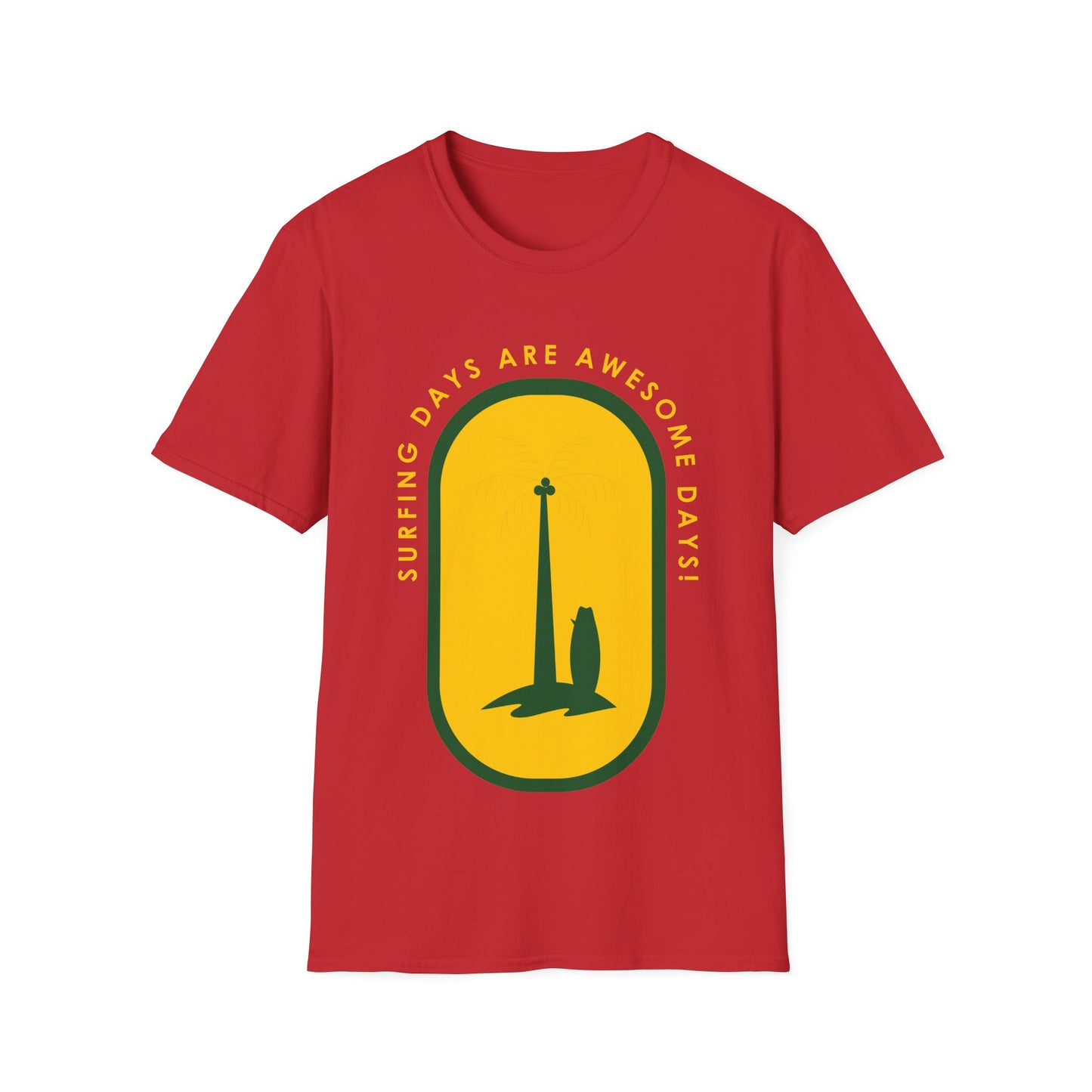 Surfing Days Softstyle T-Shirt - Beach Lover Summer Tee