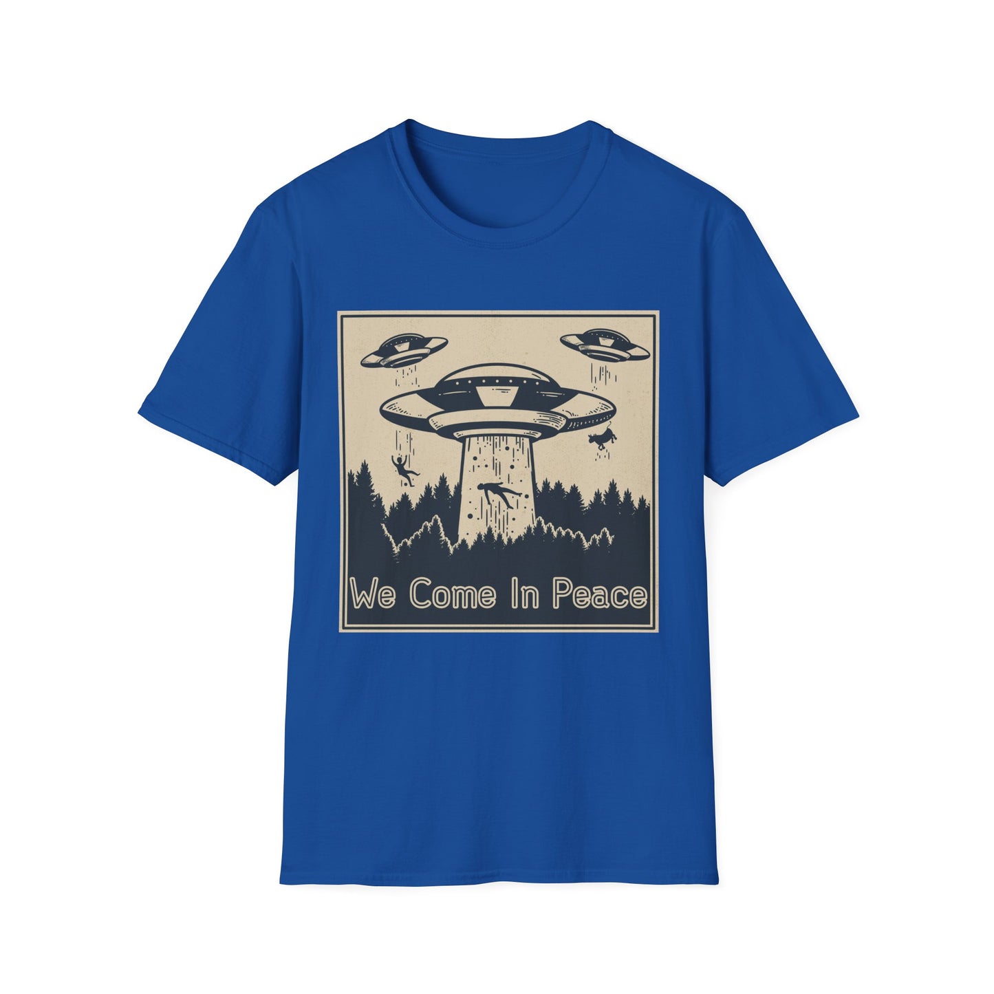 Peaceful T-Shirt - 'We Come in Peace' Design