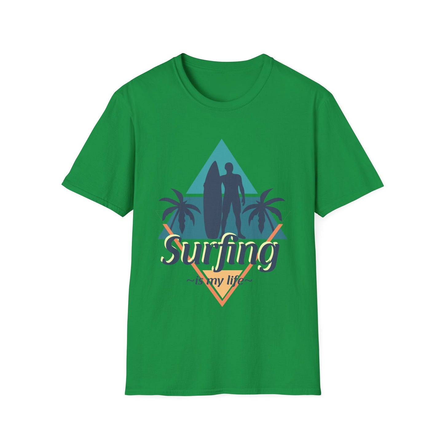 Surfing Unisex T-Shirt - 'Surfing is My Life' Design
