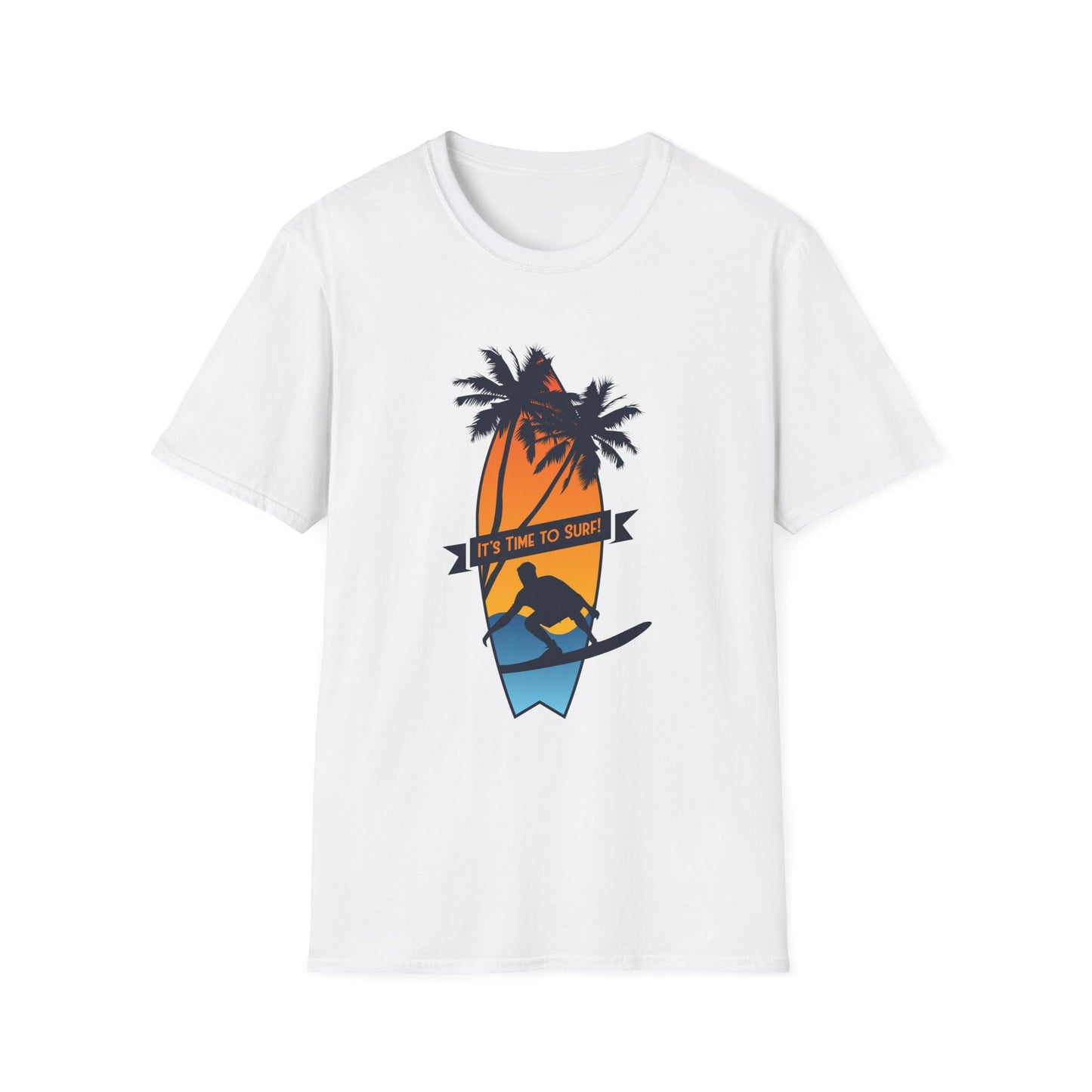 Surfer Softstyle T-Shirt - It's Time to Surf