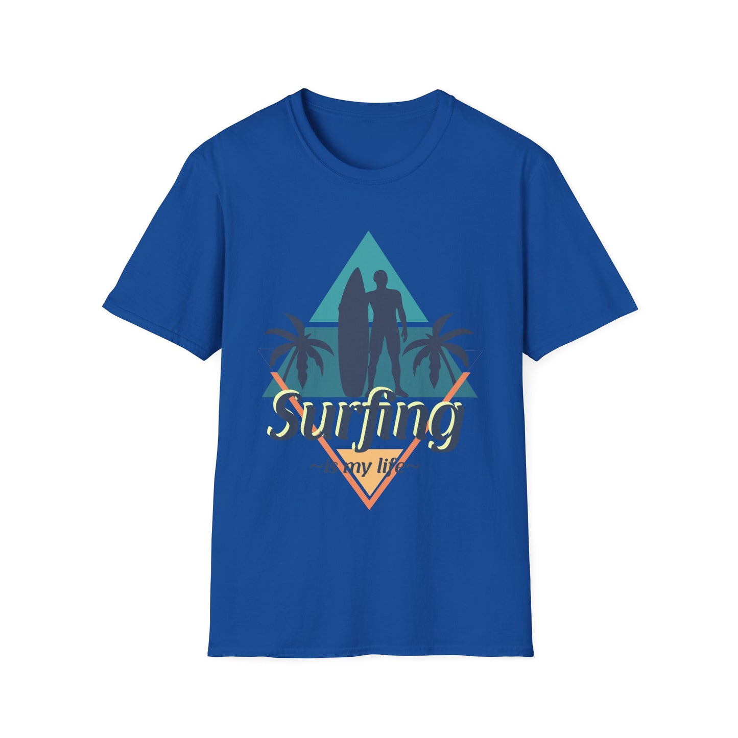 Surfing Unisex T-Shirt - 'Surfing is My Life' Design
