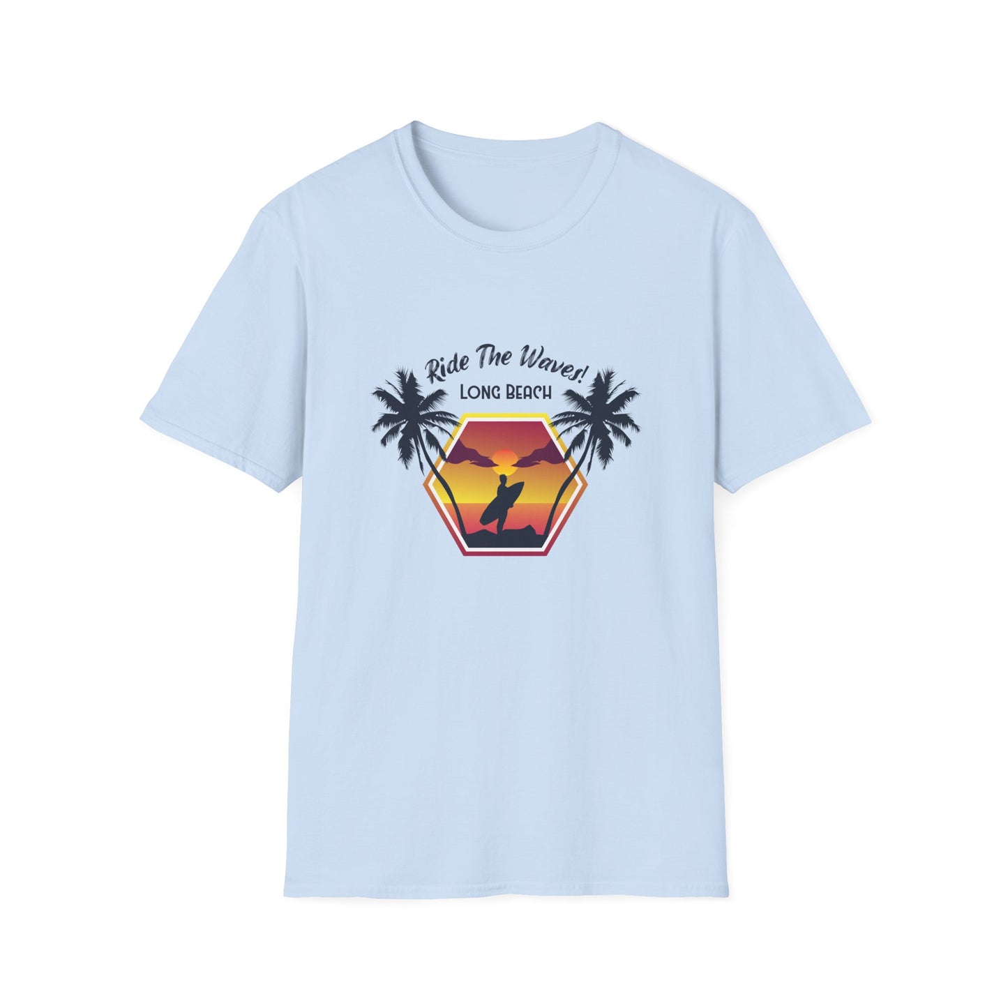 Wave Rider T-Shirt - Ride The Waves Design