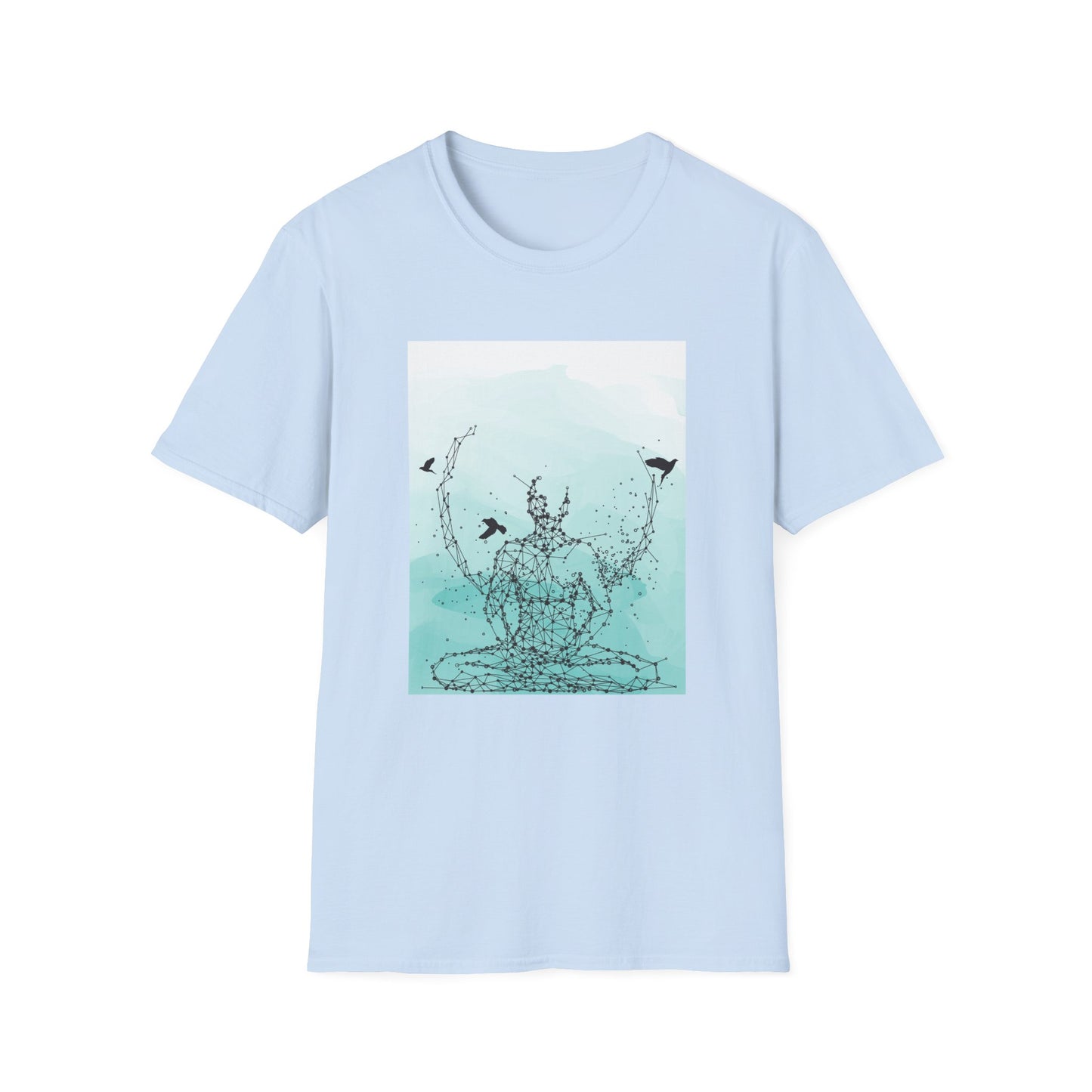 Yoga Pose Unisex T-Shirt - Easy Pose Design