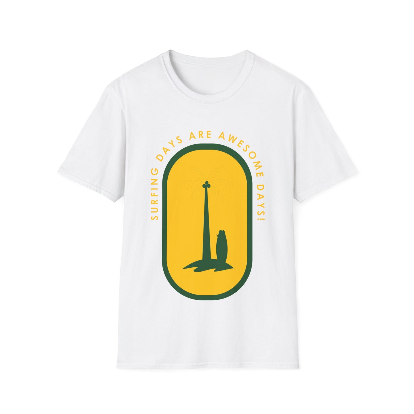 Surfing Days Softstyle T-Shirt - Beach Lover Summer Tee