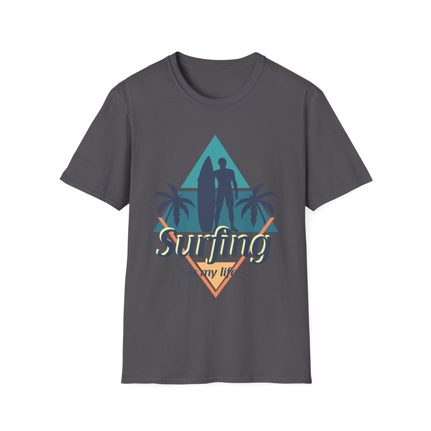 Surfing Unisex T-Shirt - 'Surfing is My Life' Design