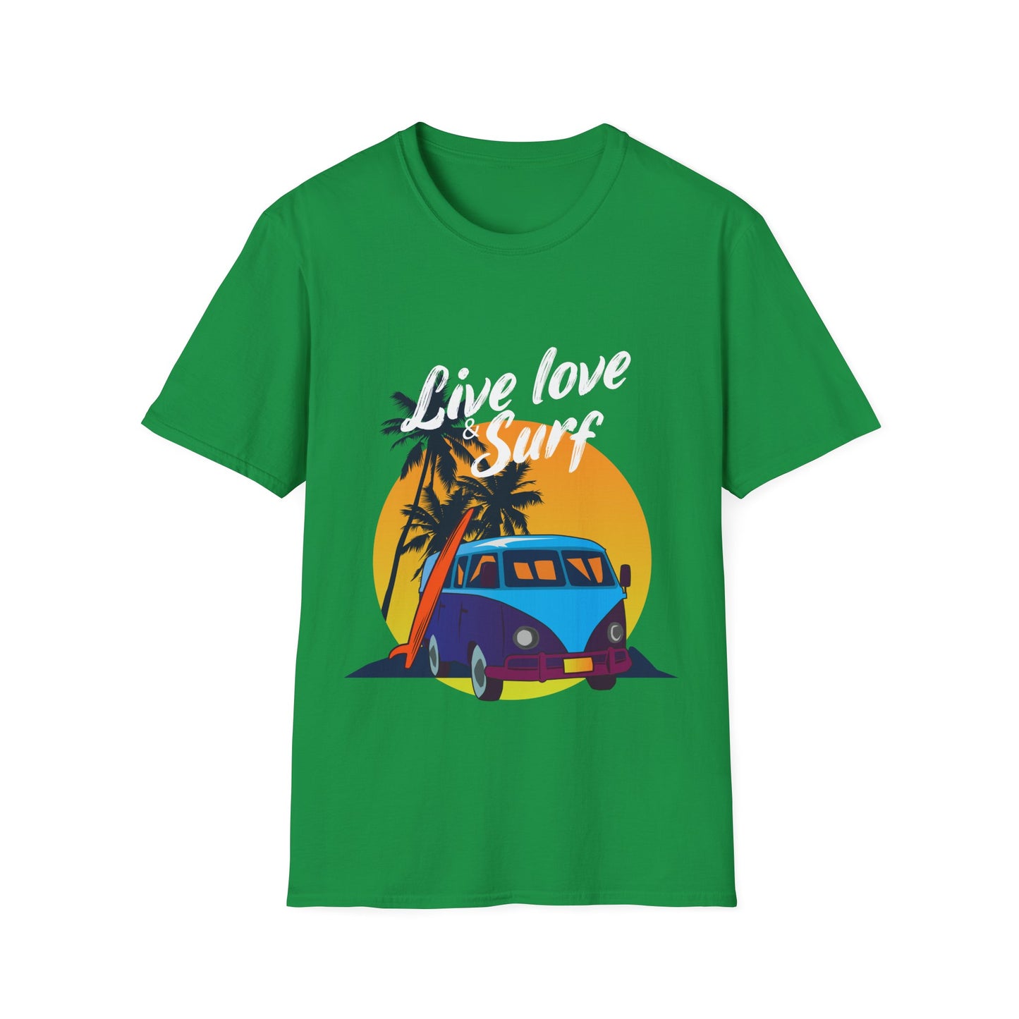 Surfer T-Shirt Live Love and Surf