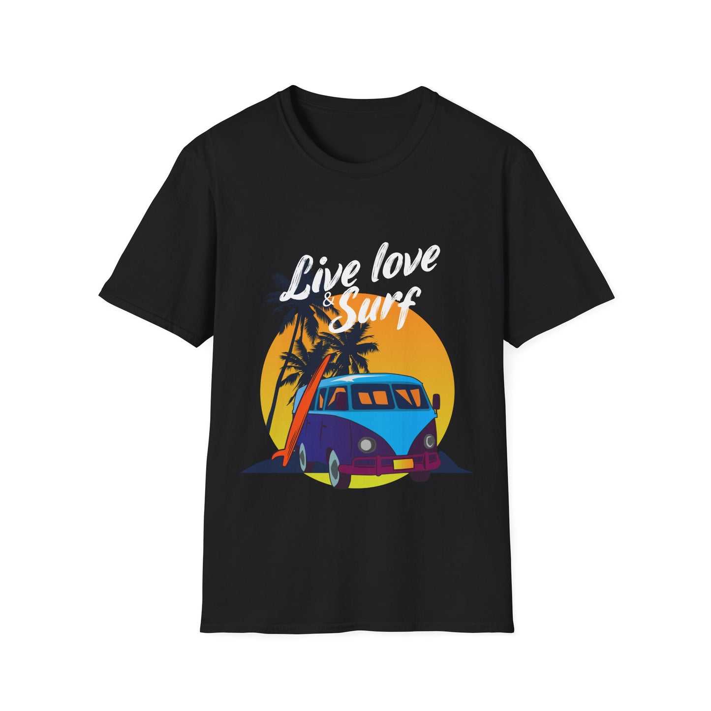 Surfer T-Shirt Live Love and Surf