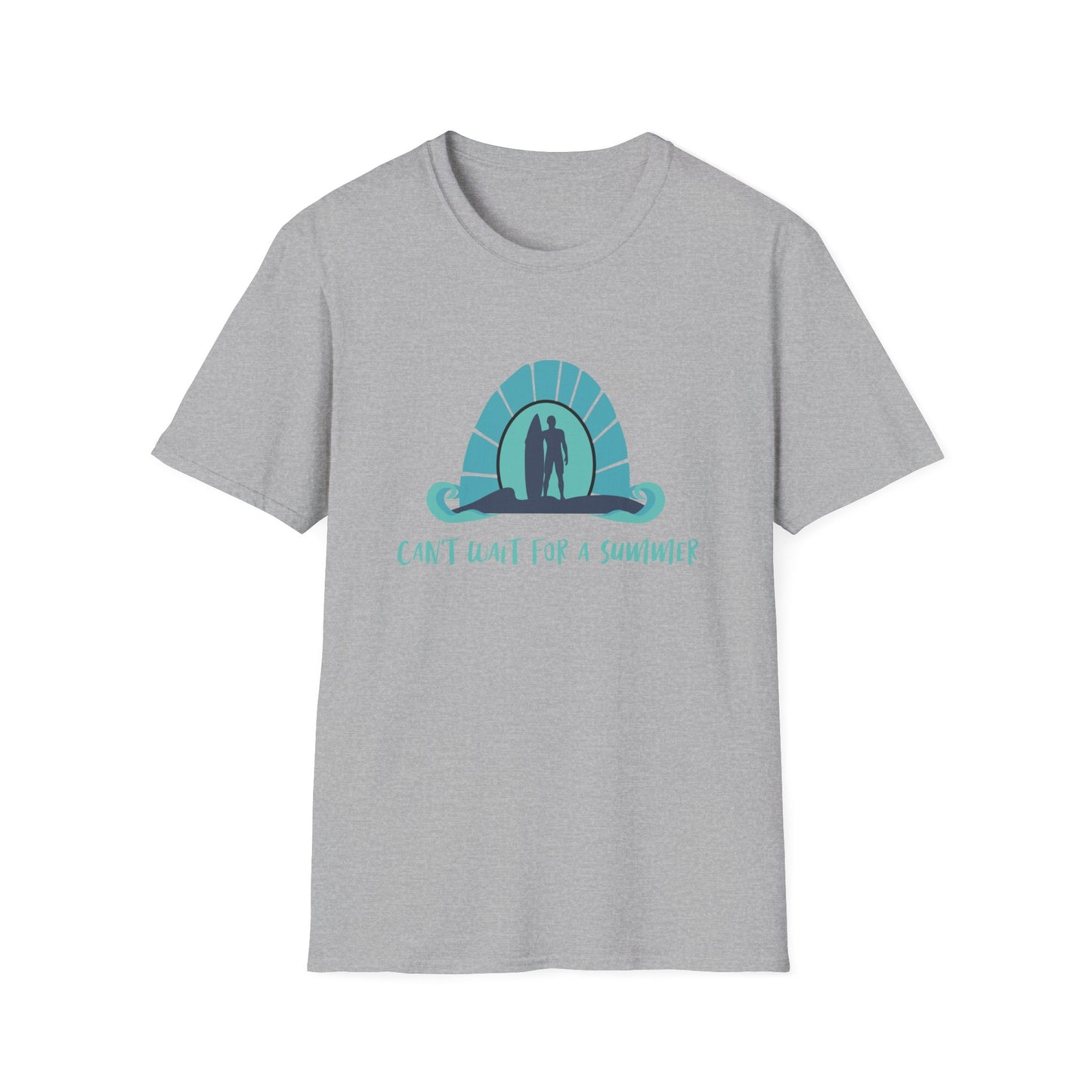 Summer Vibes Unisex Softstyle T-Shirt - Cant wait for Summer
