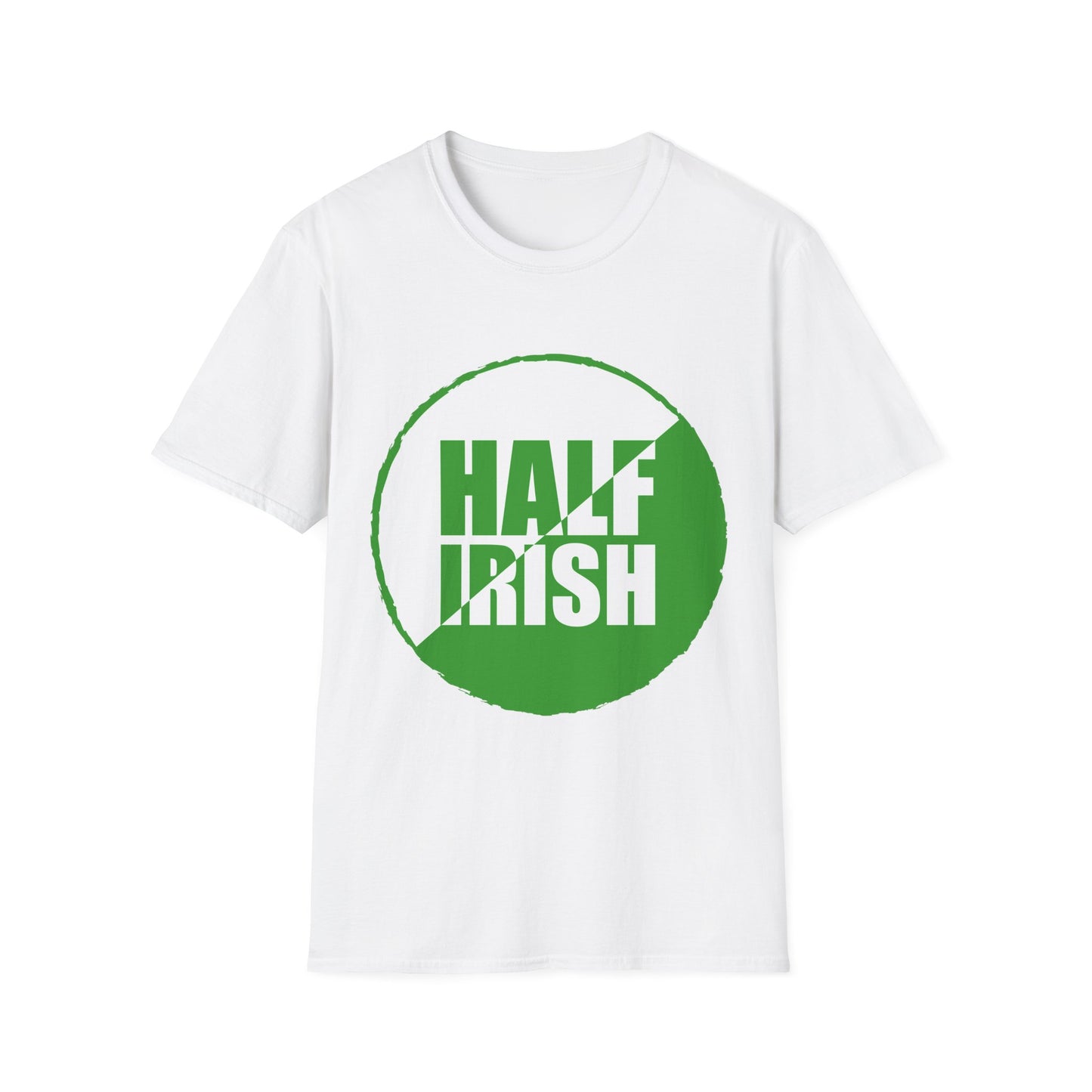 Half Irish Shamrock Design for St. Patrick's Day