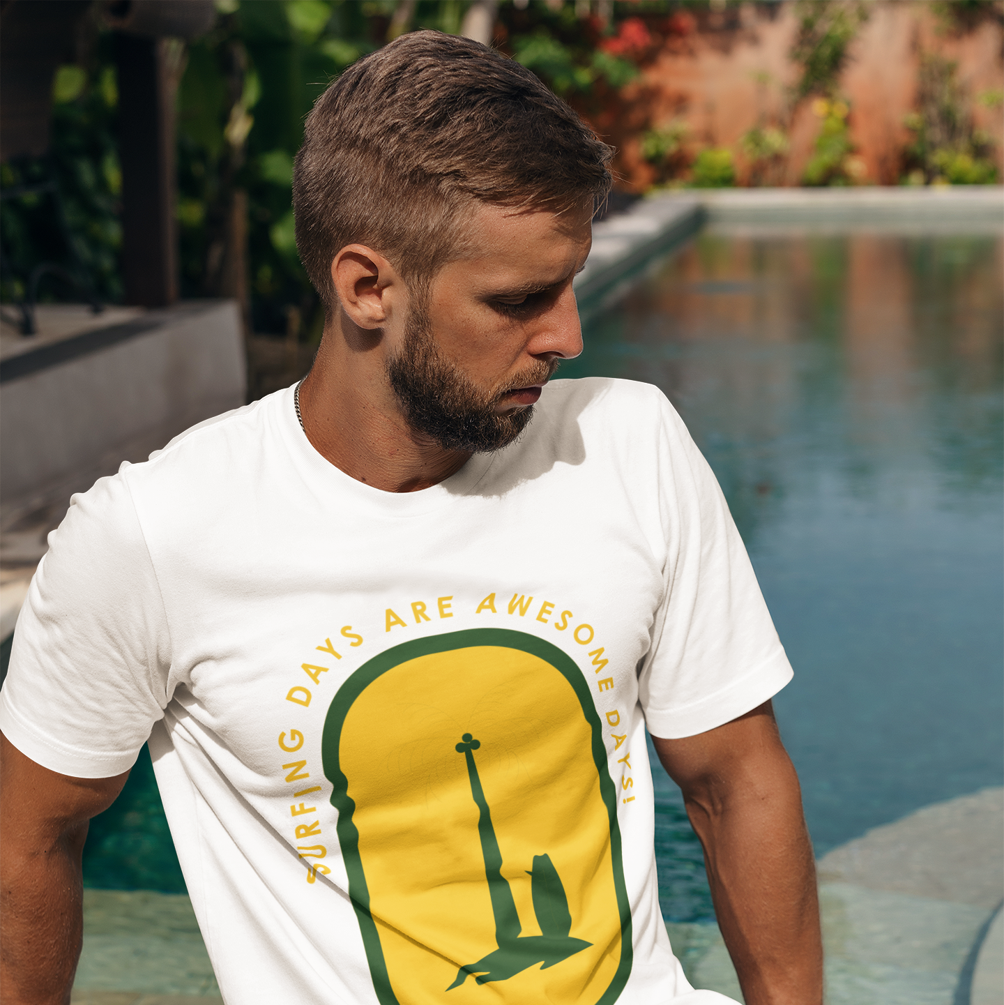 Surfing Days Softstyle T-Shirt - Beach Lover Summer Tee